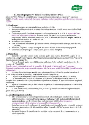 Info Retraite Progressive