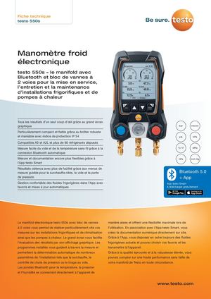 By-Pass Électronique Testo 550s