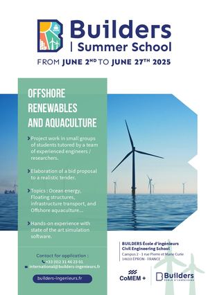 Flyer Summer School- Offshore renewables and aquaculture