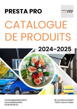 Catalogue Presta Pro