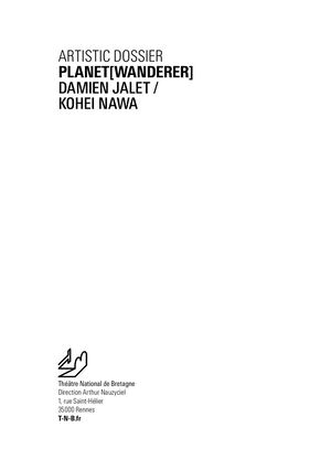 Dossier artistique Planet [wanderer] ENG