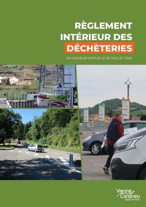 Règlement intérieur des déchèteries