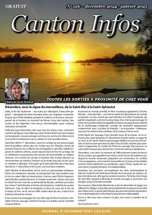 Canton Infos N°126 décembre 2024 - janvier 2025