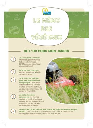 Le mémo des végétaux