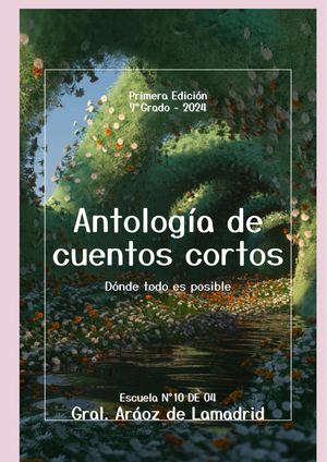 Antología de cuentos cortos