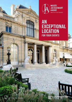 Reception brochure Musée Jacquemart - André