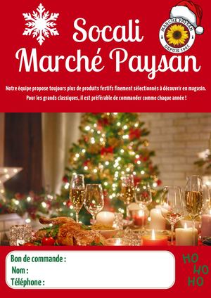 Catalogue repas de fêtes