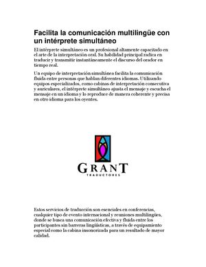 Facilita La Comunicación Multilingüe Con Un Intérprete Simultáneo