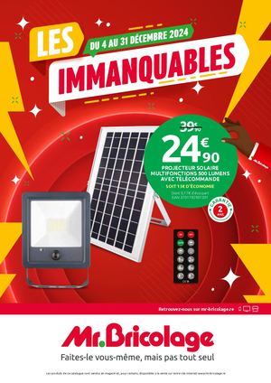 Mr Bricolage Les immanquables décembre