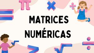Matrices Numericas