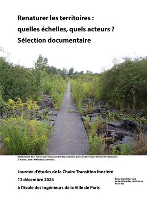 Renaturer les territoires