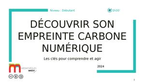 Découvrir Son Empreinte Carbone Numérique