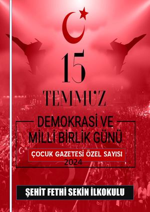 SERDİVAN ŞEHİT FETHİ SEKİN İLKOKULU OKUL GAZETESİ