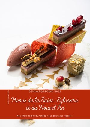 Menus Saint-Sylvestre - Destination Pornic 2024