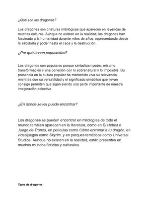 Dragones