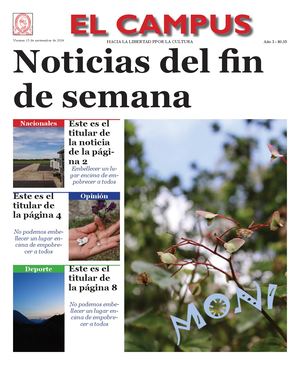 Mi Periodico Indesign