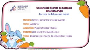 Revista De Juegos Y Actividades