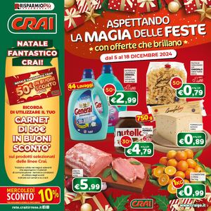 Volantino Crai Tirreno dal 5 al 18 dicembre