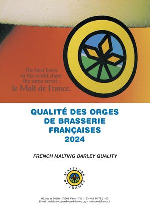 Plaquette Qualité Des Orges De Brasserie Françaises Récolte 2024
