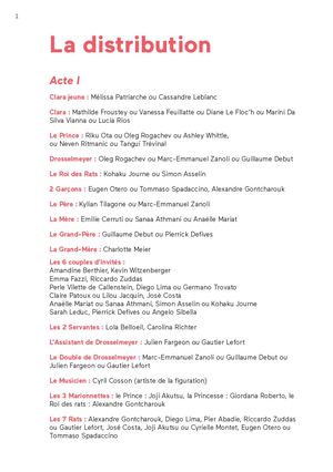 Casse-Noisette (Distribution)