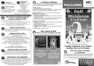 Flash Infos de Mulsanne - décembre 2024