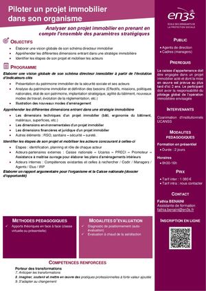 Piloter Un Projet Immobilier Dans Son Organisme
