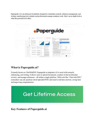 Paperguide Ai Review Get Lifetime Deal