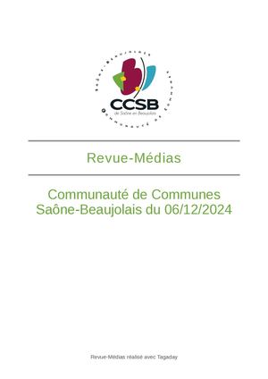 Revue de presse du 6 décembre 2024