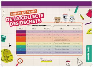 Calendrier Collecte Communes 2024 2025