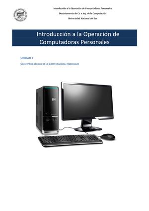 Unidad 1 Hardware
