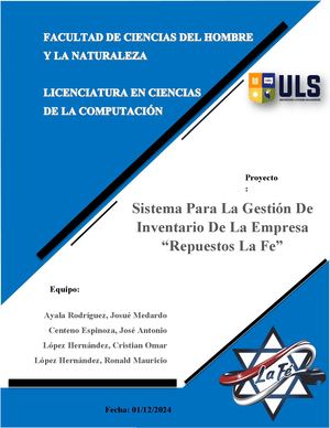 Gestiond De Inventario