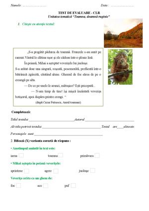 Test 2 Clr Toamna Doamna Ruginie