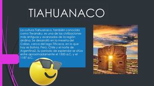 La Cultura Tiahuanaco