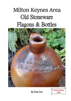 Milton Keynes Area Old Stoneware Flagons & Bottles