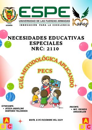 Guía Metodológica Aplicando Pecs