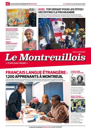 Le Montreuillois n°190 - du 5 au 18 décembre 2024
