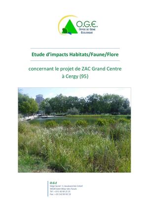 ANNEXE 1 ETUDE FAUNE FLORE