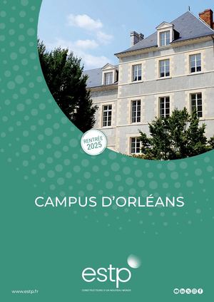 Estp Plaquette Campus Orléans