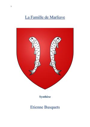 La Famille De Marliave
