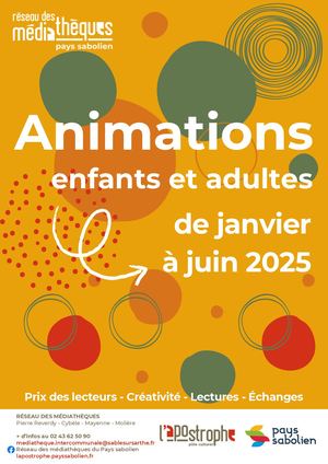 Réseau Médiathèques - Guide Animations enfants/adultes janvier>juin 2025