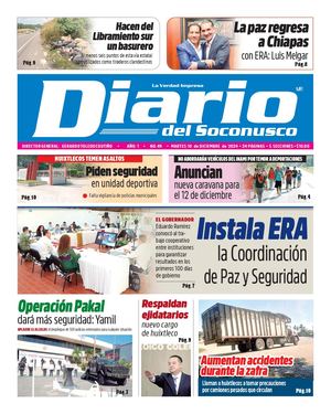 Diario Del Soconusco 10 de Diciembre del 2024