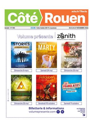 Côté Rouen N° 592 Du 11 Au 17 Décembre 2024