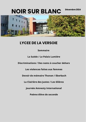 Journal Decembre 2024