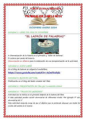 EL LADRÓN DE PALABRAS