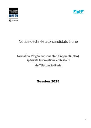 Notice FISA 2024 2025