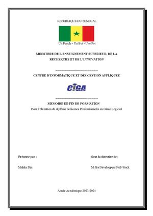 Conception et mise en place d’une plateforme de gestion de Bibliothèque