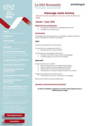 2025 ESTH Massage Assis Amma