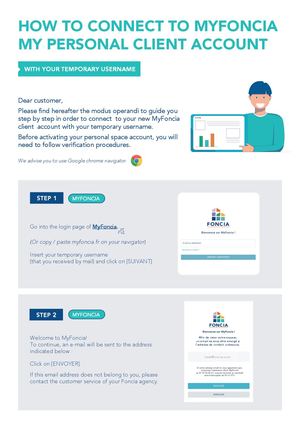 Anglais -  Guide de connexion MyFoncia
