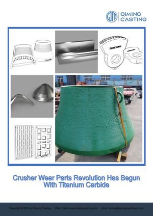 Tic Inserts Wear Parts By Qiming Casting