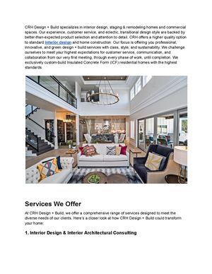 Calaméo - CRH Design + Build - Premier Interior Design Expert in ...